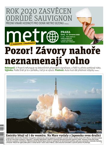 Obálka e-magazínu deník METRO 21.7.2020