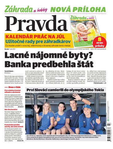 Obálka e-magazínu Pravda 7. 7. 2021