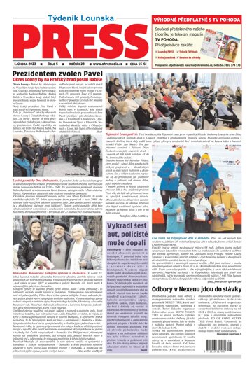 Obálka e-magazínu Lounský press 5/23