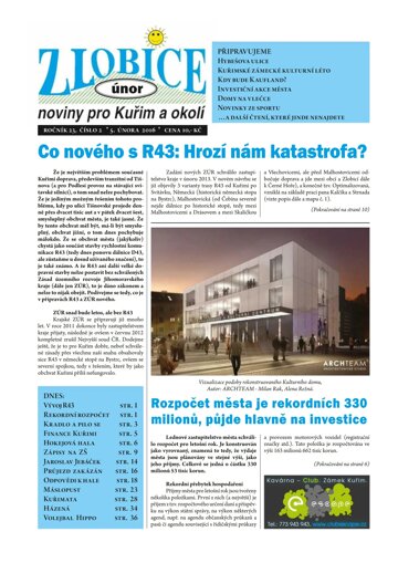 Obálka e-magazínu Zlobice – noviny pro Kuřim a okolí 2/2016