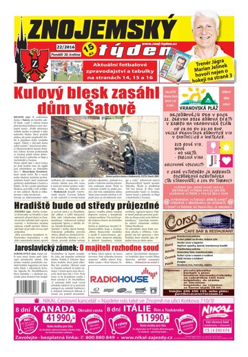 Obálka e-magazínu Znojemský týden 22/2016