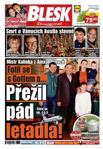 Obálka e-magazínu Blesk 27.12.2016