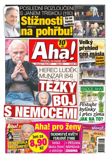 Obálka e-magazínu AHA! 7.10.2017