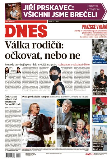 Obálka e-magazínu MF Dnes 12.8.2021