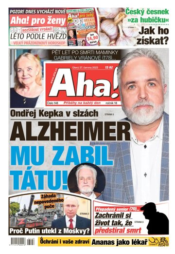 Obálka e-magazínu AHA! 27.6.2023