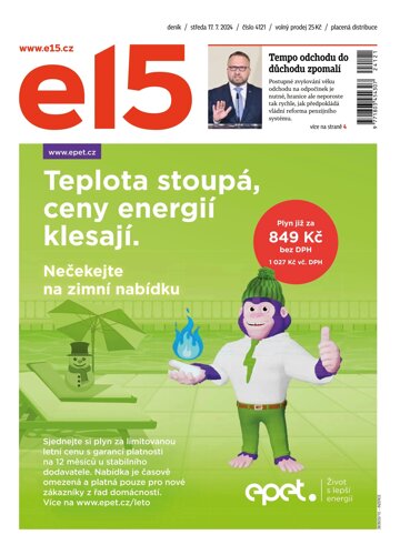 Obálka e-magazínu E15 17.7.2024