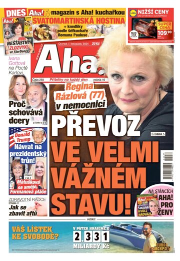 Obálka e-magazínu AHA! 7.11.2024