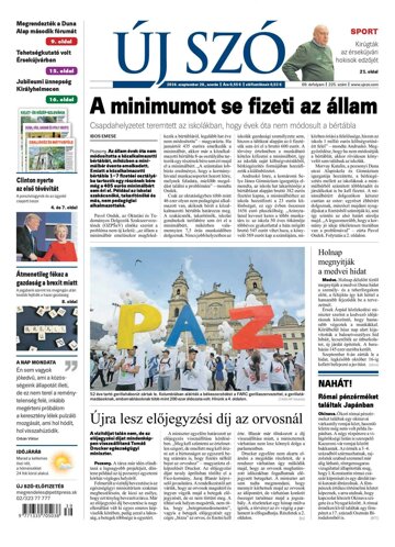 Obálka e-magazínu Új Szó 28.9.2016