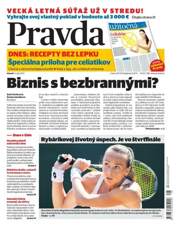 Obálka e-magazínu Pravda 11.7.2017