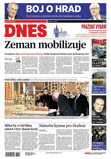 Obálka e-magazínu MF Dnes 16.1.2018