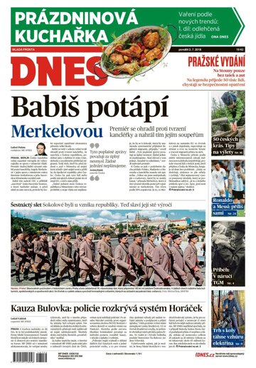 Obálka e-magazínu MF Dnes 2.7.2018