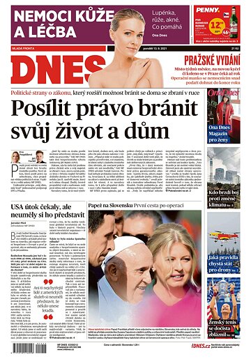 Obálka e-magazínu MF Dnes 13.9.2021