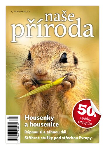 Obálka e-magazínu Naše příroda 4/2016