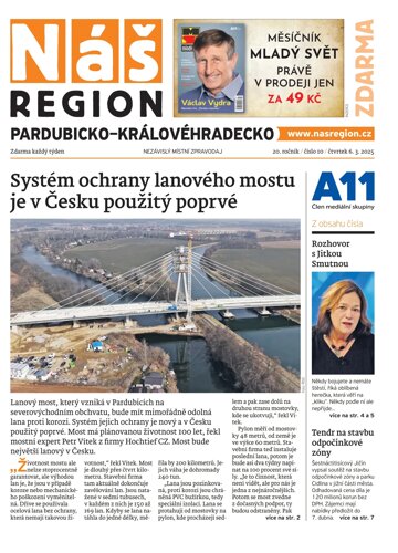 Obálka e-magazínu Náš Region - Pardubicko/Královéhradecko 10/2025