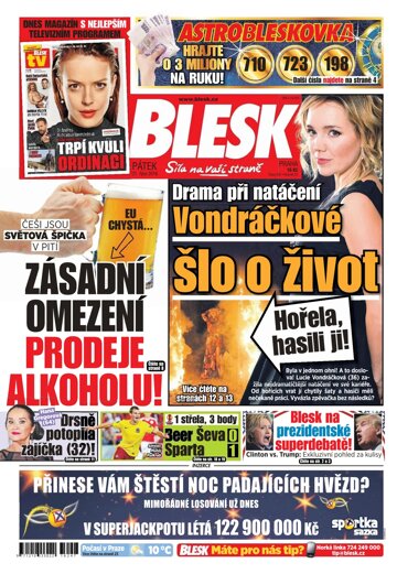 Obálka e-magazínu Blesk 21.10.2016