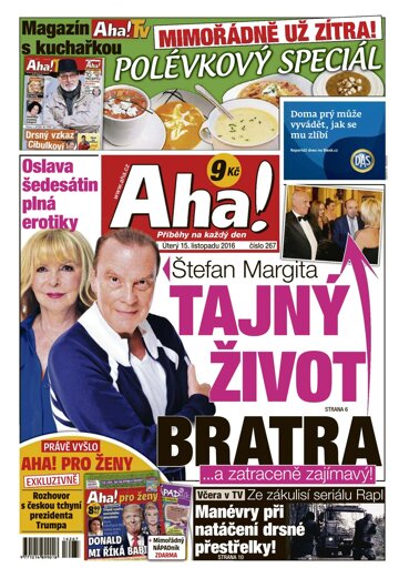 Obálka e-magazínu AHA! 15.11.2016