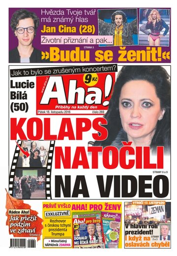 Obálka e-magazínu AHA! 18.11.2016