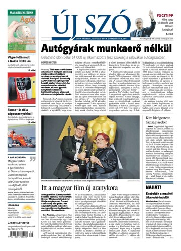 Obálka e-magazínu Új Szó 28.2.2017