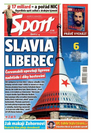 Obálka e-magazínu Sport 17.8.2020