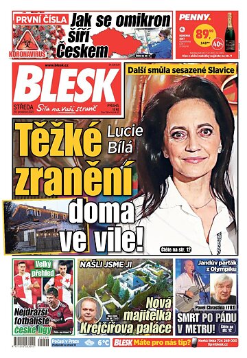 Obálka e-magazínu Blesk 29.12.2021