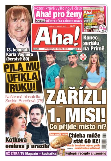 Obálka e-magazínu AHA! 23.3.2022