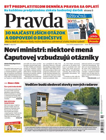 Obálka e-magazínu Pravda 10. 5. 2023