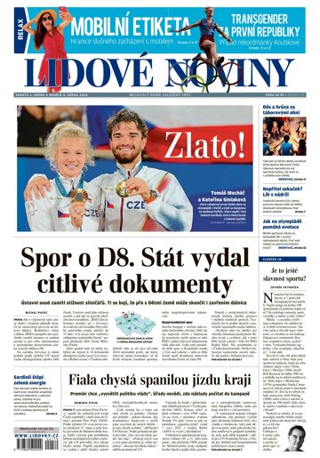 Obálka e-magazínu Lidové noviny 3.8.2024