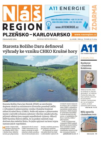 Obálka e-magazínu Náš Region - Karlovarsko 33/2024