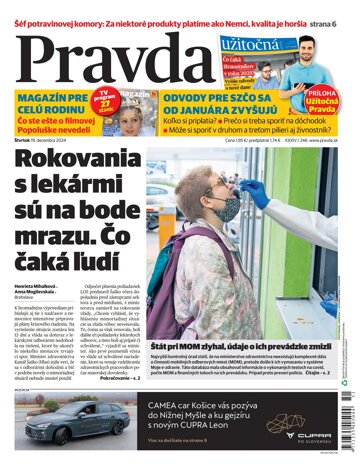 Obálka e-magazínu Pravda 19. 12. 2024