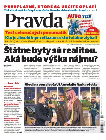 Obálka e-magazínu Pravda 12. 3. 2025