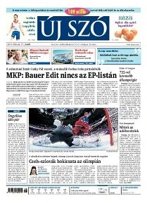 Obálka e-magazínu Új Szó 17.2.2014