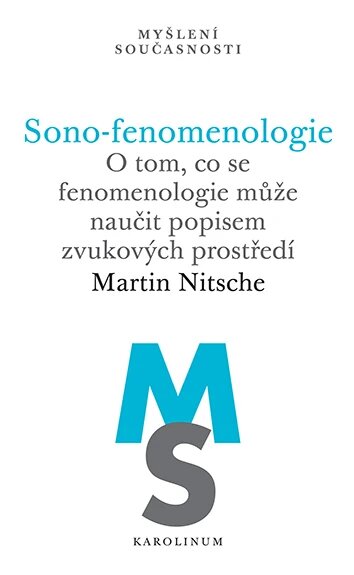 Obálka knihy Sono-fenomenologie