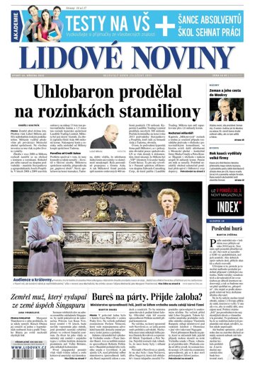 Obálka e-magazínu Lidové noviny 24.3.015