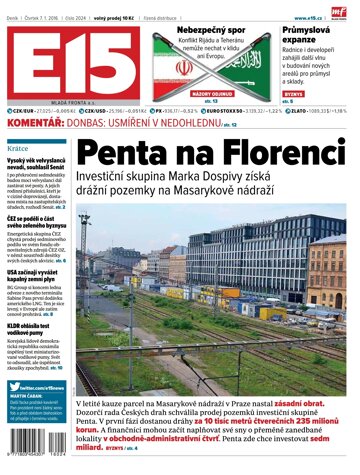 Obálka e-magazínu E15 7.1.2016