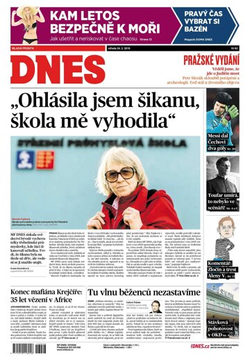 Obálka e-magazínu MF Dnes 24.2.2016