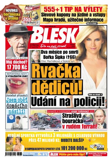 Obálka e-magazínu Blesk 27.4.2016