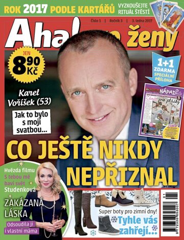 Obálka e-magazínu AHA! pro ženy 3.1.2017