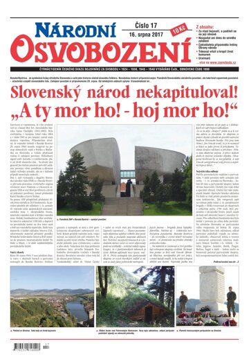 Obálka e-magazínu Národní Osvobození 17/2017