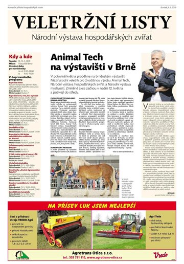 Obálka e-magazínu Hospodářské noviny - příloha 088 - 9.5.2019Veletržní listy