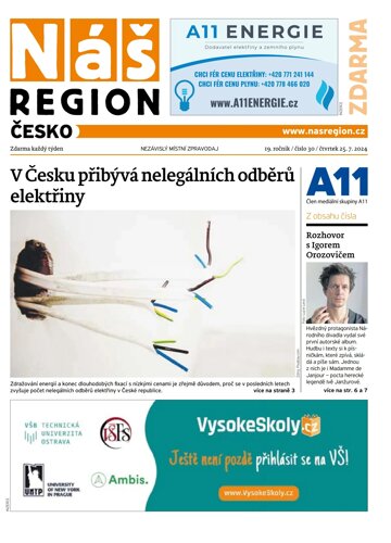 Obálka e-magazínu Náš Region - Česko 30/2024
