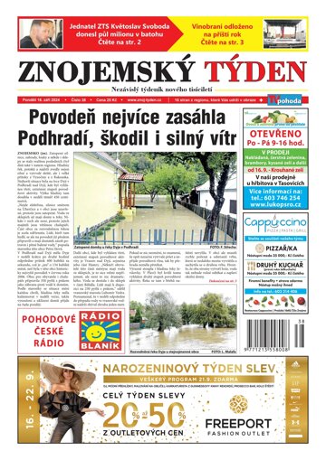 Obálka e-magazínu Znojemský týden 38/2024