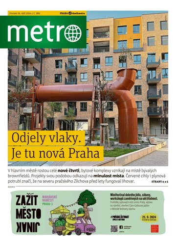 Obálka e-magazínu deník METRO 19.9.2024