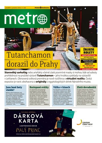 Obálka e-magazínu deník METRO 9.12.2024