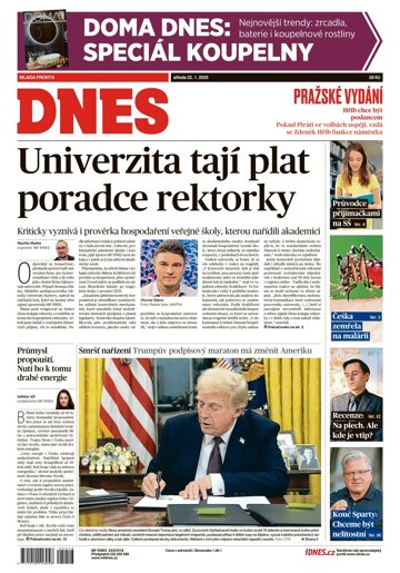 Obálka e-magazínu MF Dnes 22.1.2025