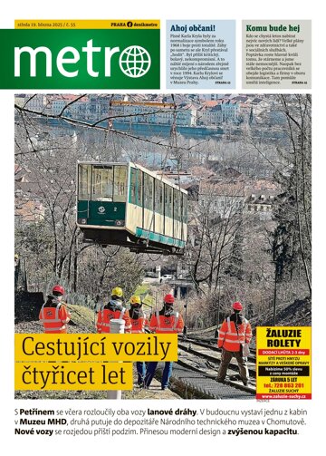 Obálka e-magazínu deník METRO 19.3.2025