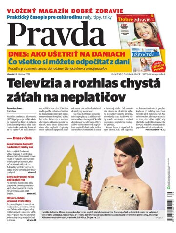 Obálka e-magazínu Pravda 24.2.2015