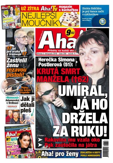 Obálka e-magazínu AHA! 2.11.2016