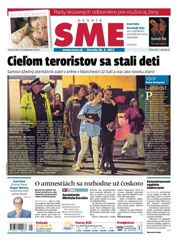 Obálka e-magazínu SME 24.5.2017