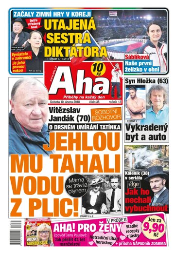 Obálka e-magazínu AHA! 10.2.2018