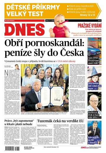 Obálka e-magazínu MF Dnes 17.4.2018